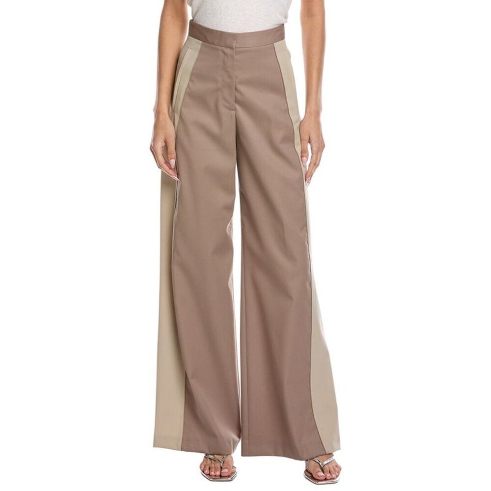Hugo Boss Womens Boss  Tianal Wool Pant, Brown